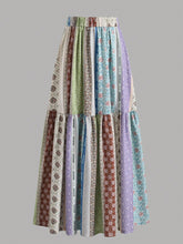 Women's Fashionable Printed Elegant Resort Style Skirt